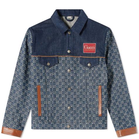 floral denim replica gucci jacket|gucci gg denim jacket.